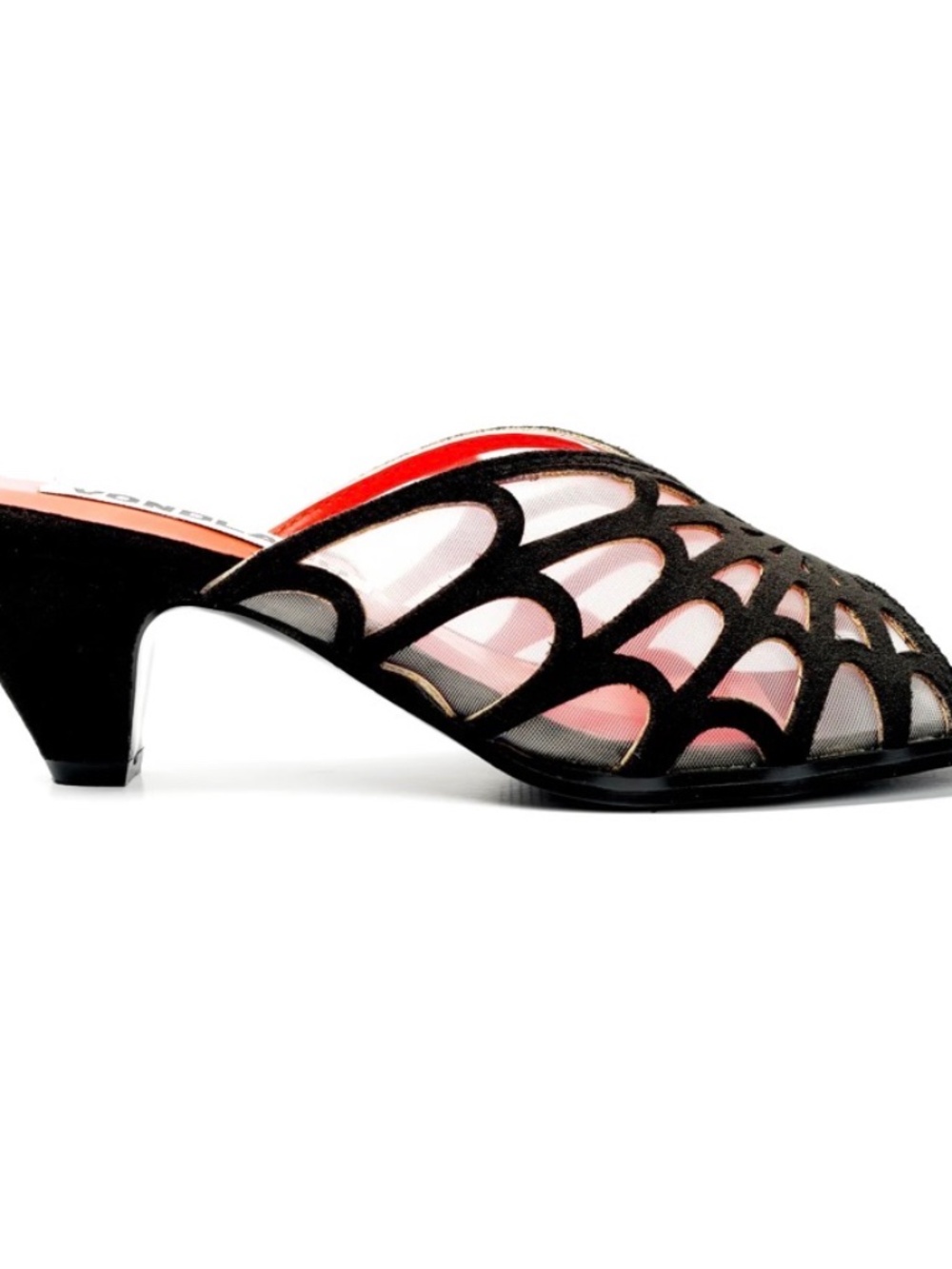 Kat Von D VonDland spiderweb kitten heels